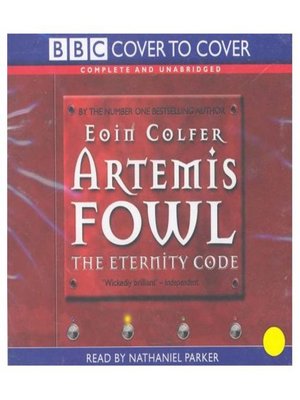 cover image of Artemis Fowl and the eternity code